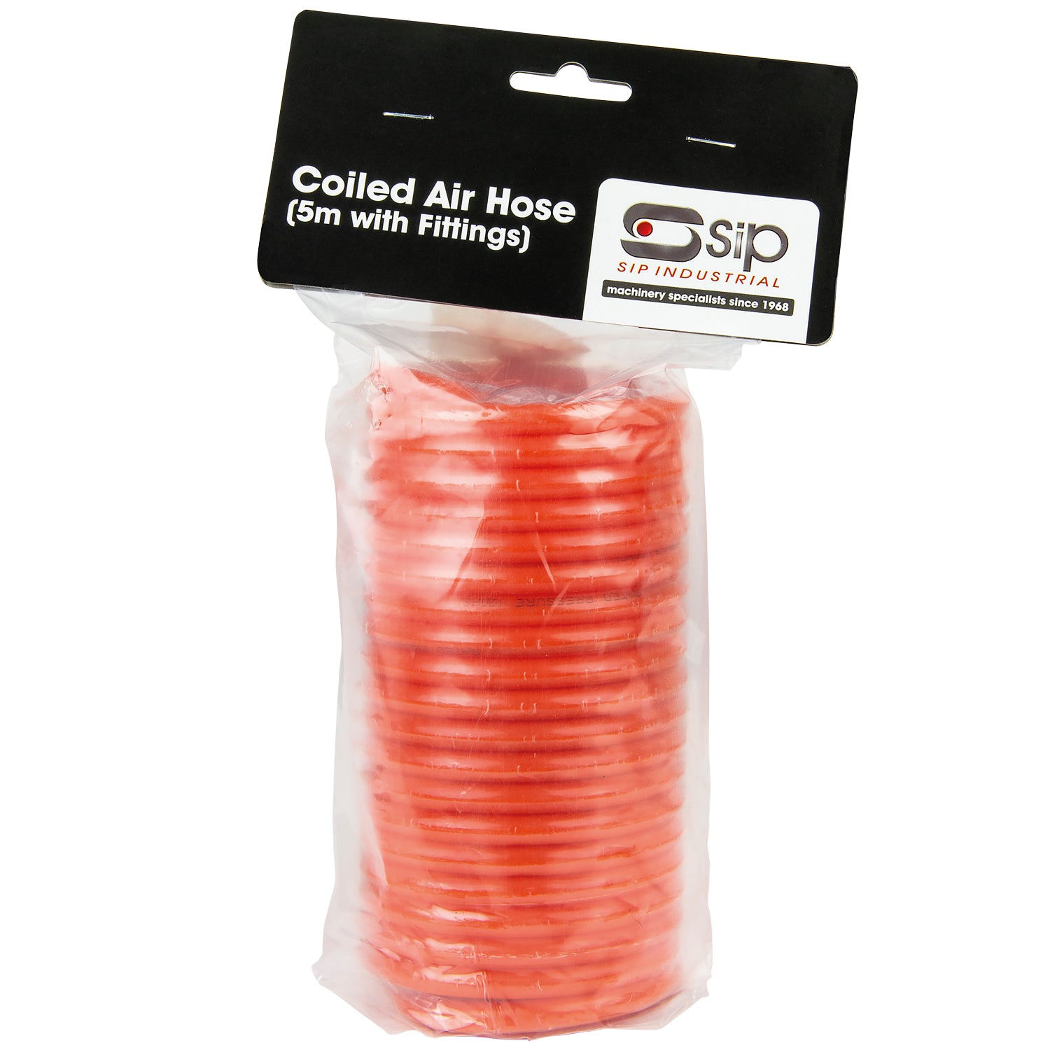 SIP 04115 Coiled Air Hose (5m with Fitting)