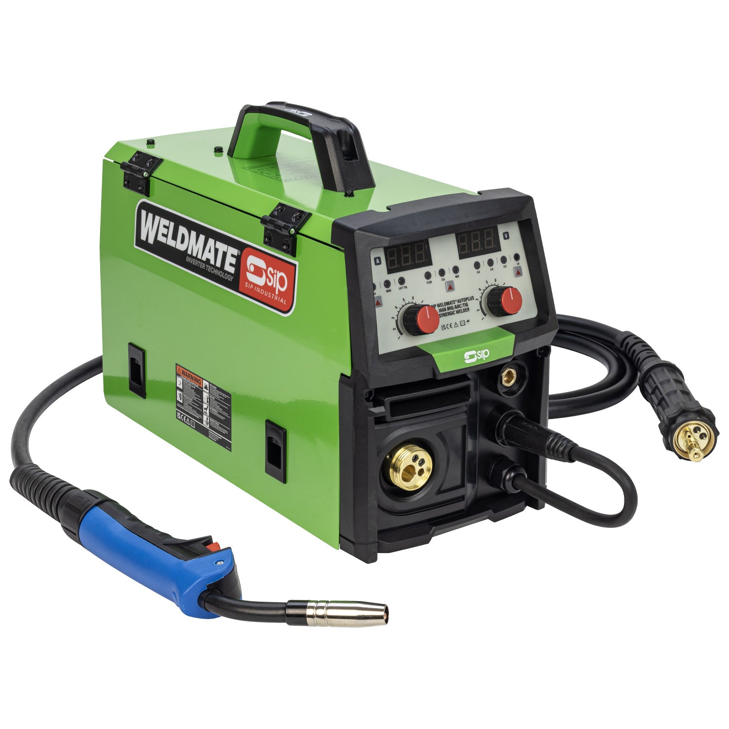 SIP 05738TROLLEY WELDMATE® AUTOPLUS 160A MIG/ARC/TIG Synergic Welder with Trolley Package