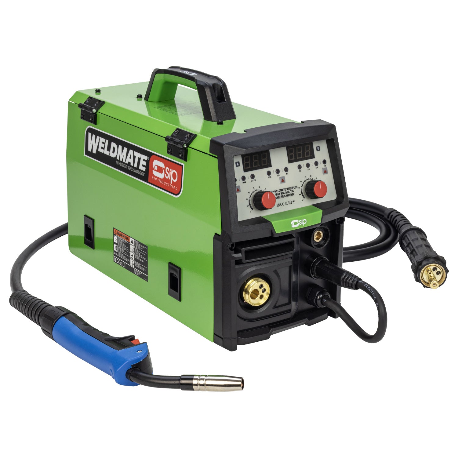 SIP 05739CART WELDMATE® AUTOPLUS 180A MIG/ARC/TIG Synergic Welder with Cart Package
