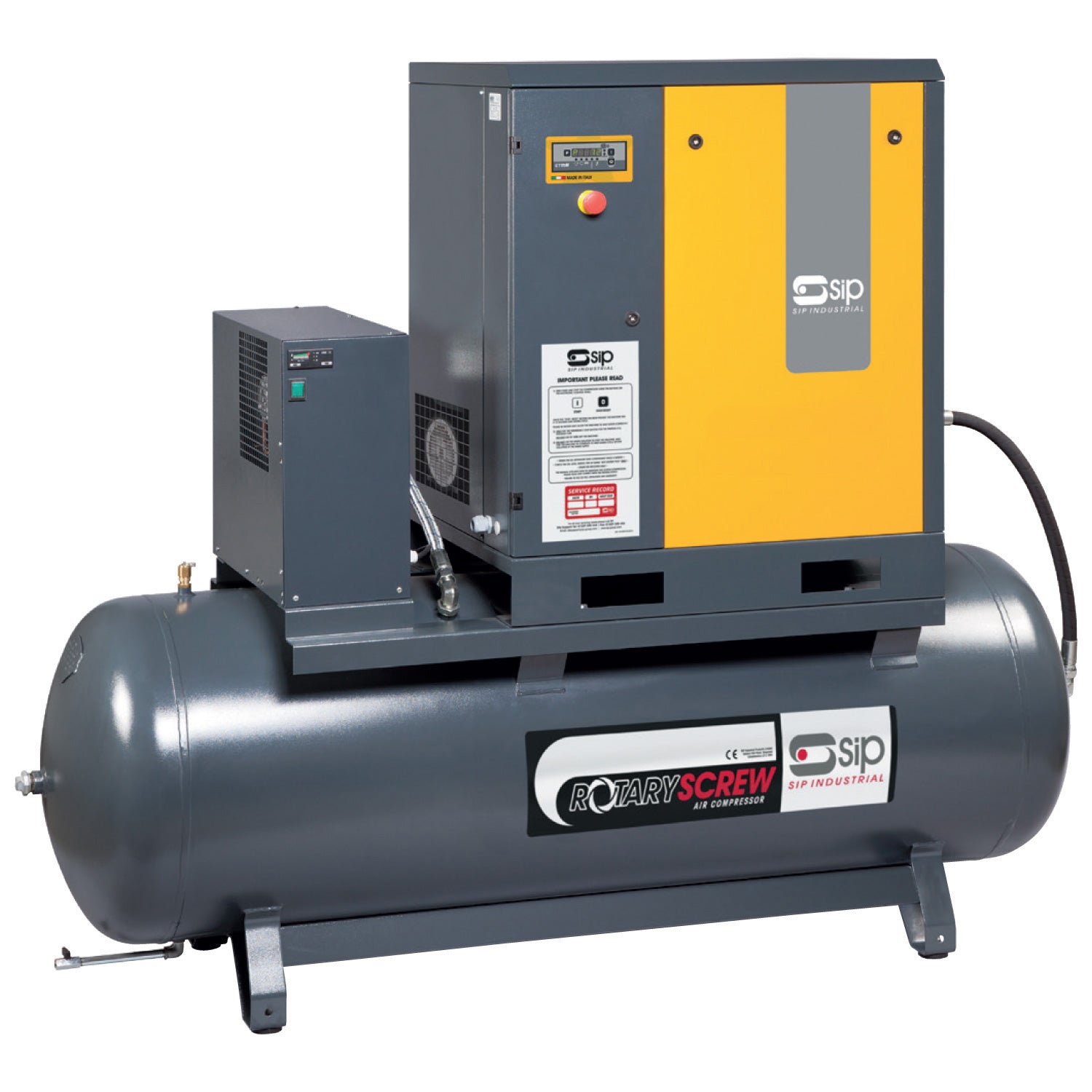 SIP 06299A SIP RS15-08-500BD/RD 500ltr Rotary Screw Compressor with Dryer