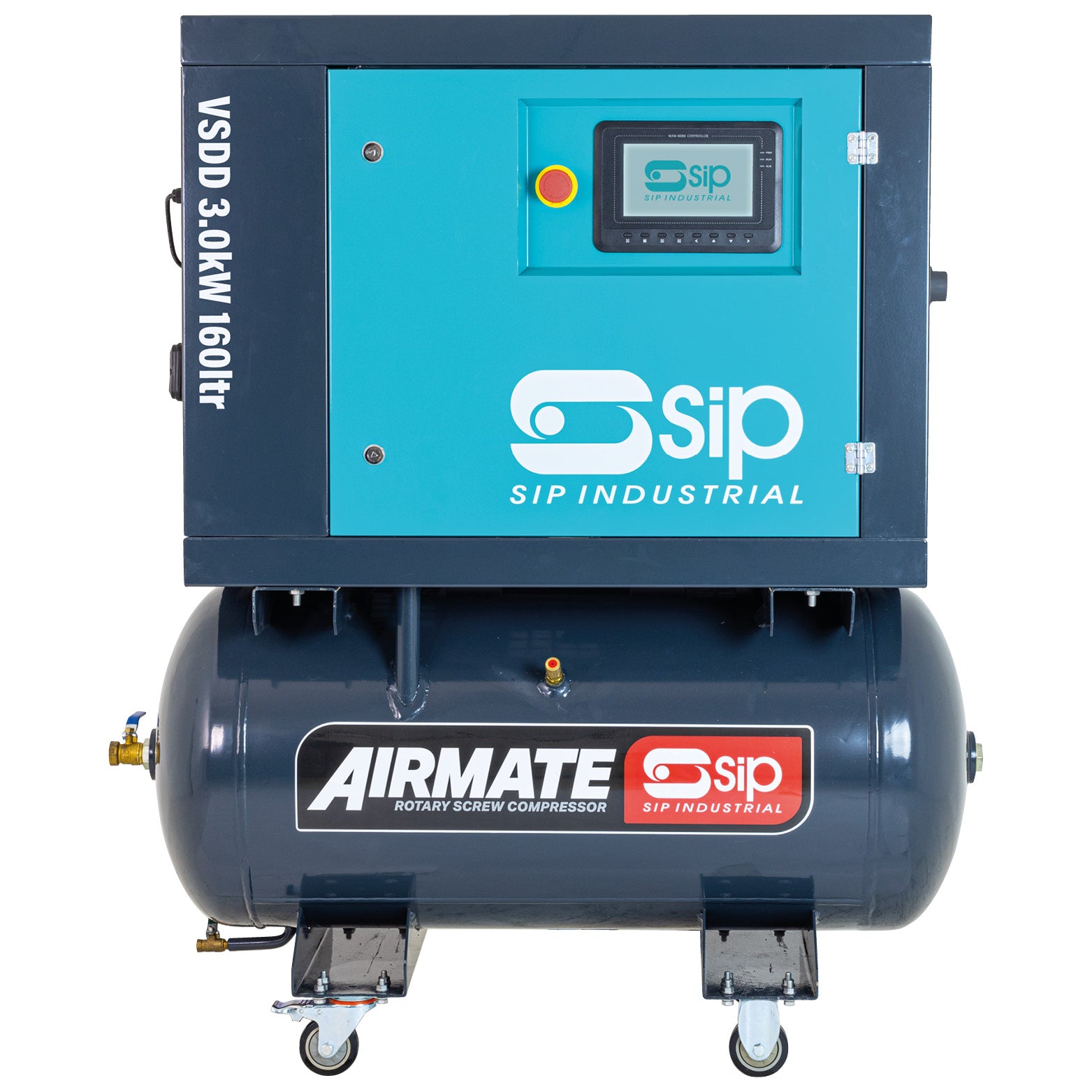 SIP 08255 VSDD 3kW 8bar 160ltr 230v Rotary Screw Compressor