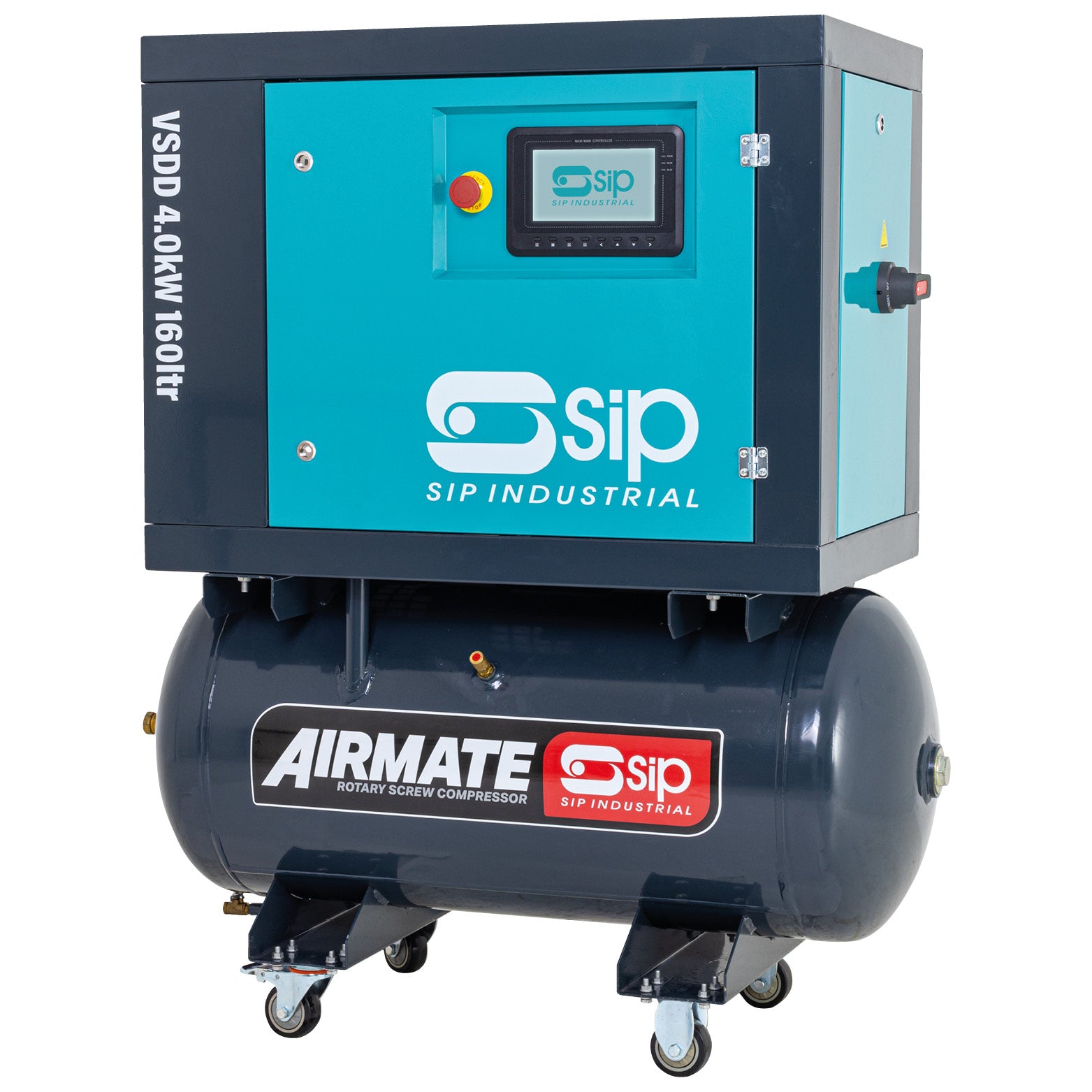 SIP 08256 VSDD 4kW 8bar 160ltr 230v Rotary Screw Compressor