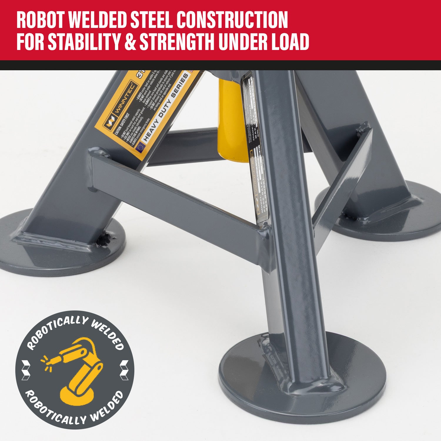 SIP 09849 WINNTEC® 6 TON Pin Jack Stands