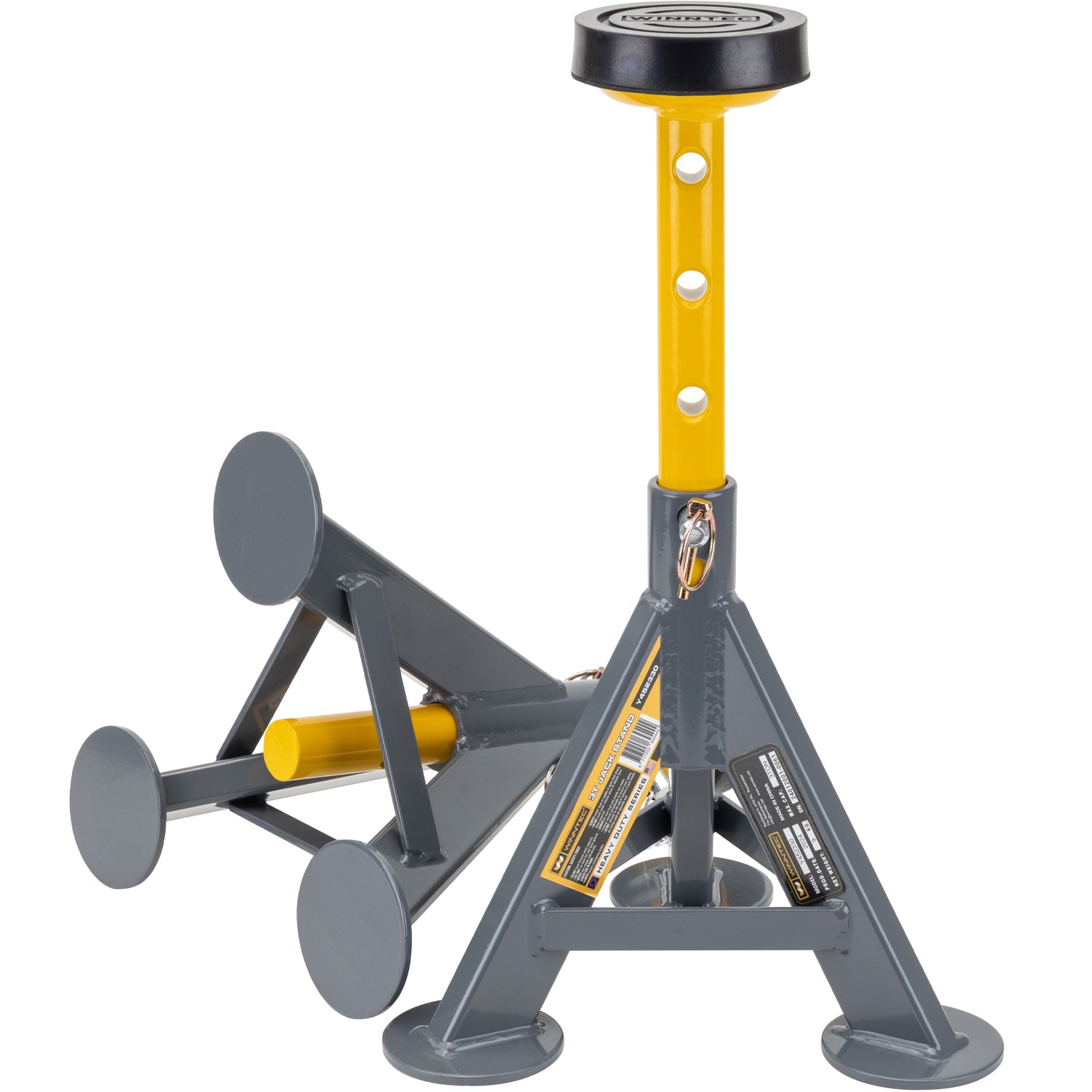 WINNTEC® 3 Ton Low-Profile Pin Jack Stands