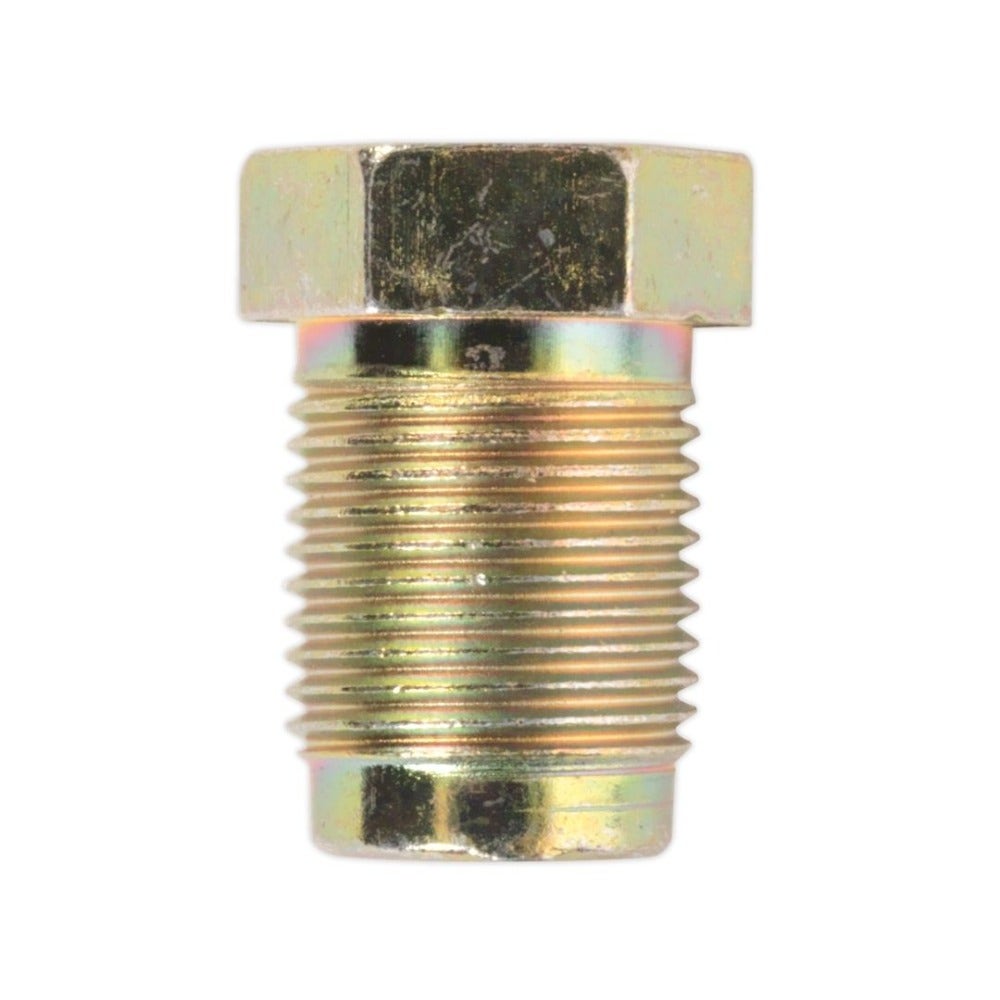 Sealey BN121 Brake Pipe Nut M12 x 1mm Male 1/4" Pipe DIN Form Pack of 10