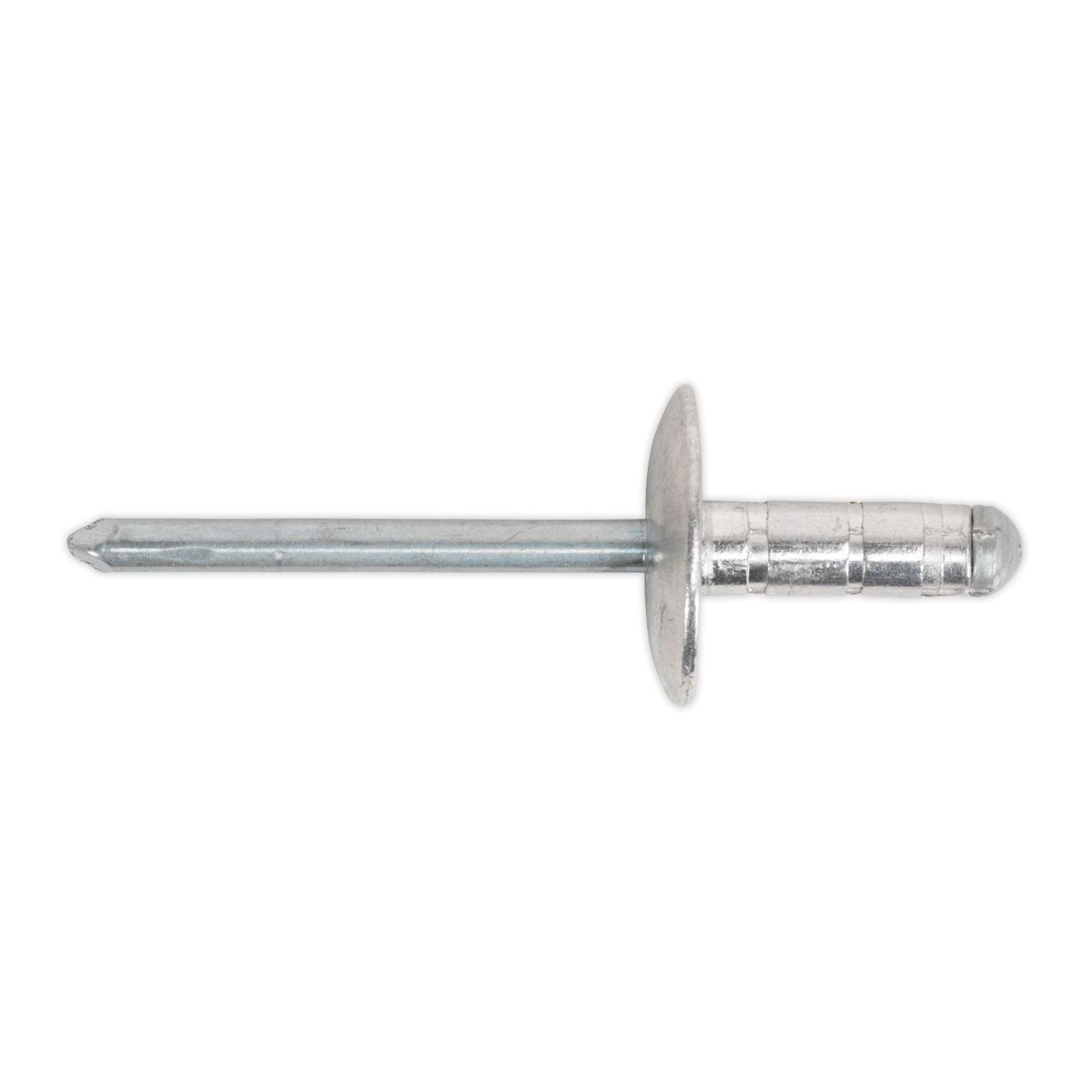 Sealey RM4819L Aluminium Multi-Grip Rivet Large Flange 4.8 x 19mm Pack of 200
