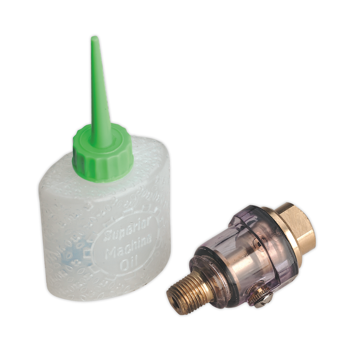Sealey SA111 Mini In-Line Air Tool Oiler 1/4"BSP with Filler