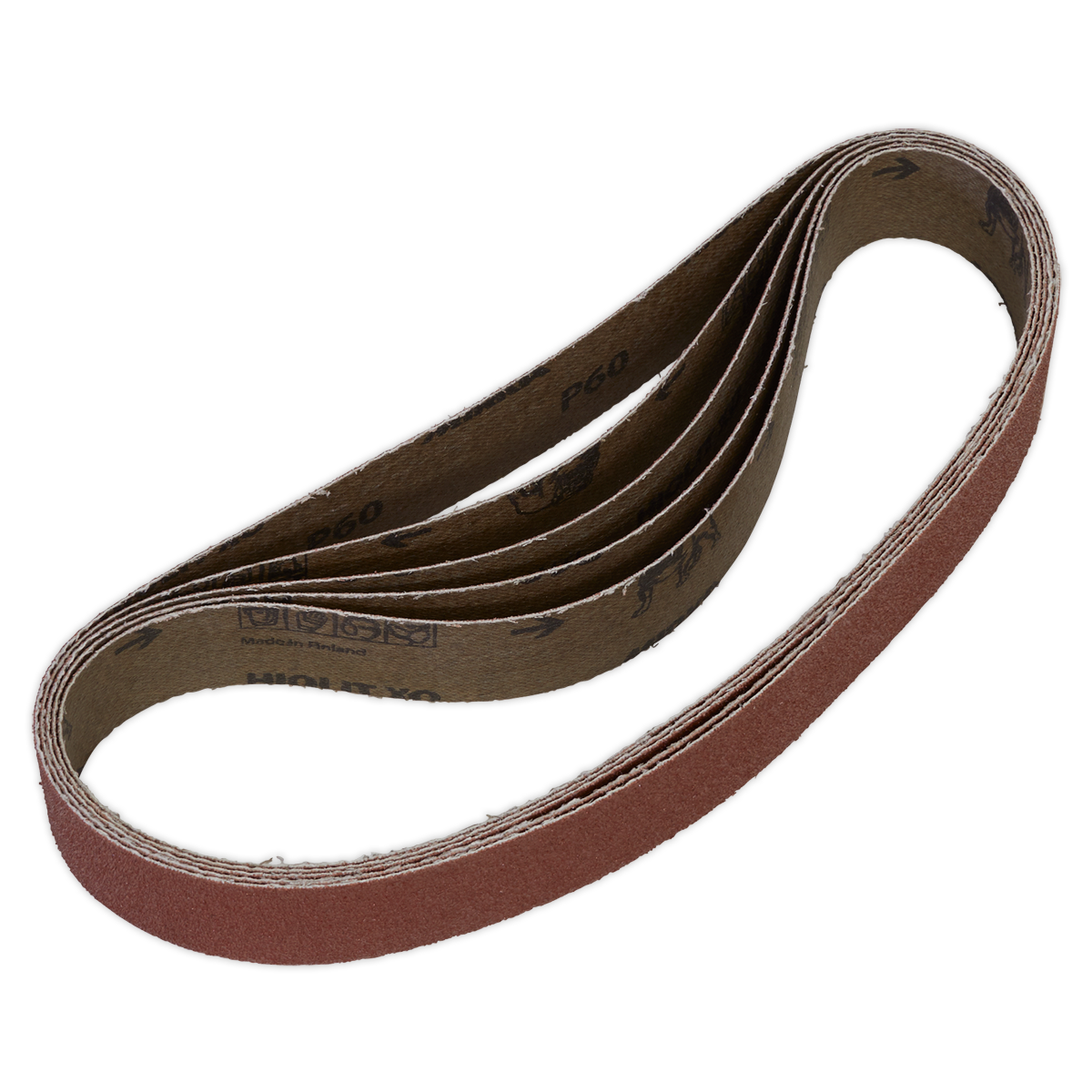 Sealey SB0010 Sanding Belt 30 x 540mm 60Grit Pack of 5