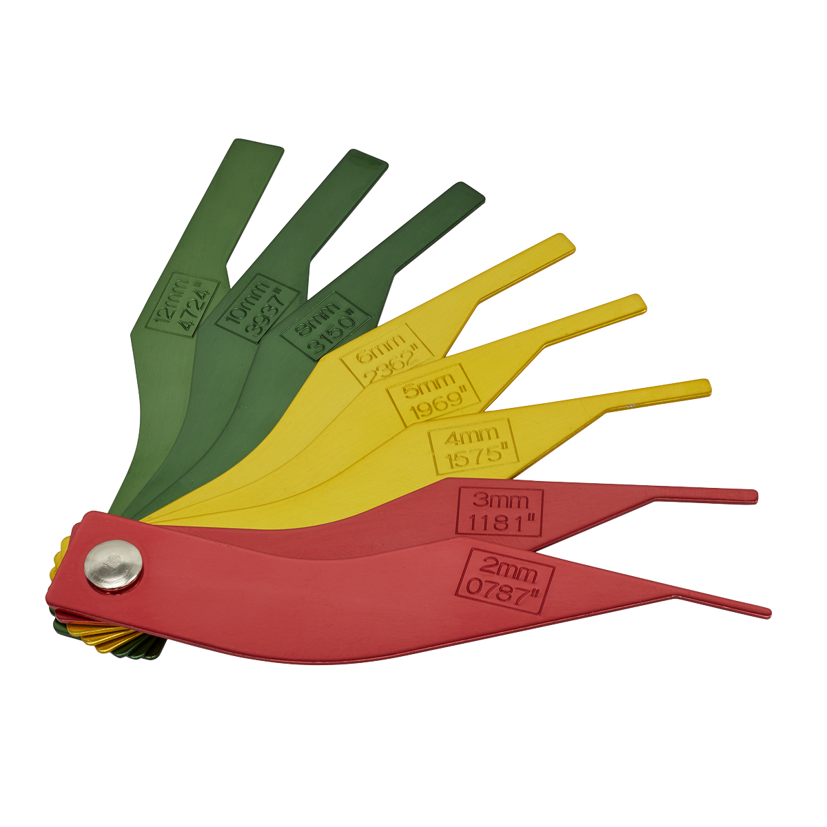 Sealey VS059 Brake Pad Thickness Gauge 8pc