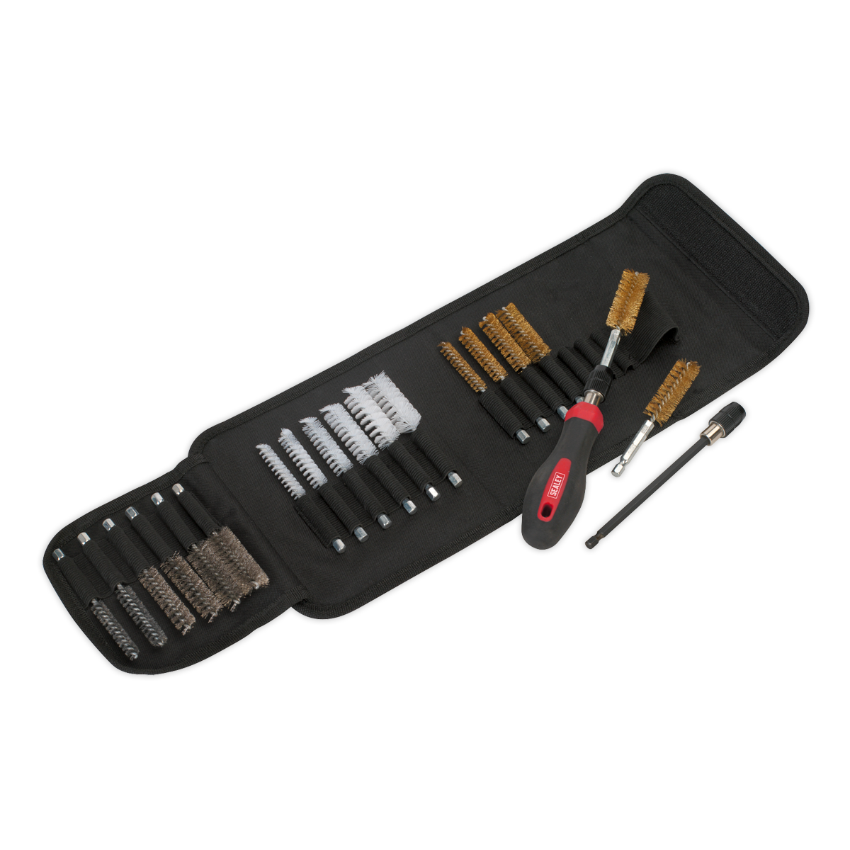 Sealey VS1800 Cleaning & Decarbonising Brush Set 20pc
