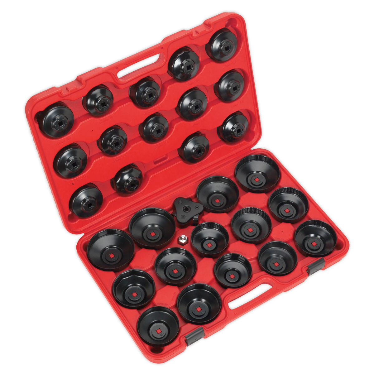 Sealey VS7006 Oil Filter Cap Wrench Set 30pc