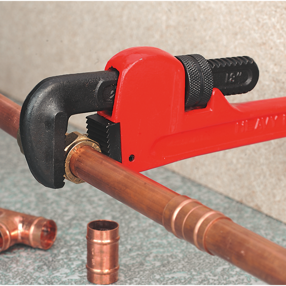 Sealey AK5104 Pipe Wrench European Pattern 350mm Cast Steel