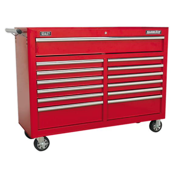 Sealey AP52COMBO1 Tool Chest Combination 23 Drawer with Ball Bearing Slides - Red