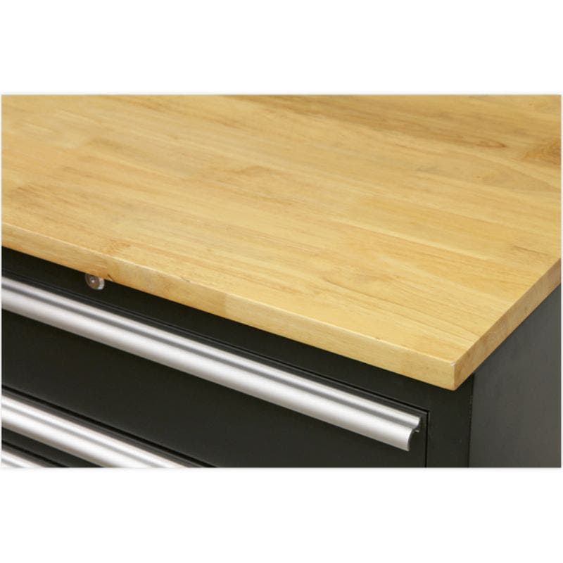 Sealey APMSCOMBO1W Premier 2.48m Storage System - Oak Worktop
