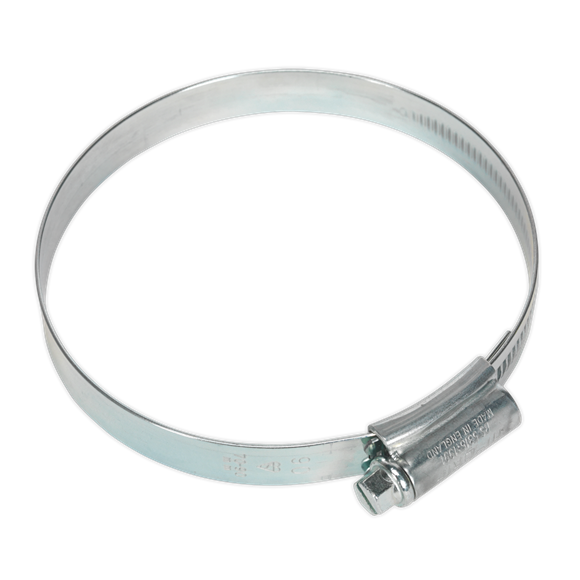 Sealey HCJ4 HI-GRIP® Hose Clip Zinc Plated Ø70-90mm Pack of 10