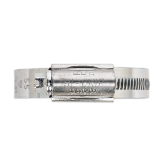 Sealey HCJ0X HI-GRIP® Hose Clip Zinc Plated Ø17-25mm Pack of 20
