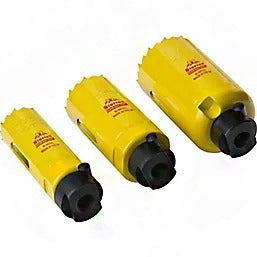 Starrett Electricians 3pc Kwik-Change Fast Cut Holesaw Kit – KFC03051