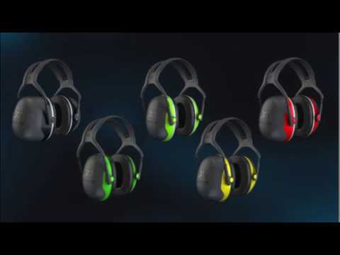 3M PELTOR X4A Ear Defenders (Hi-Viz)