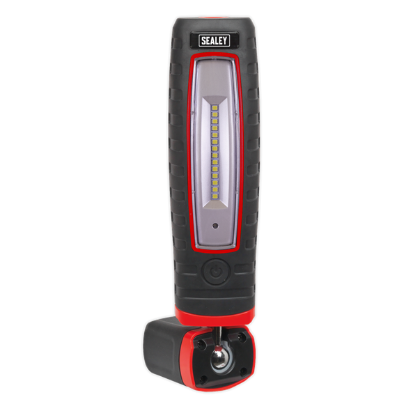 Sealey LED360 Rechargeable 360° Inspection Light 14 SMD LED & 3W SMD LED Black Lithium-ion