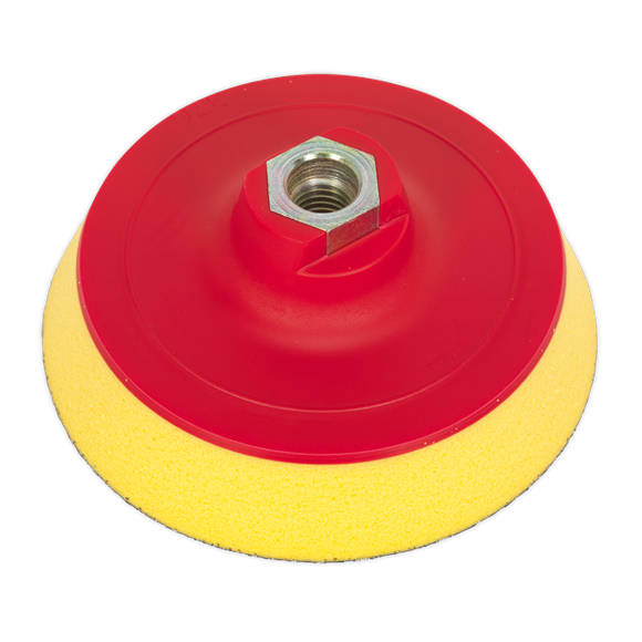 Sealey PTCBPV3S 120mm Hook-and-Loop Ultra-Soft Backing Pad M14 x 2mm