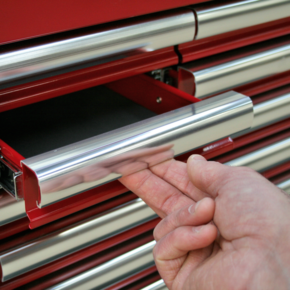 Sealey AP33059 Topchest 5 Drawer with Ball Bearing Slides - Red