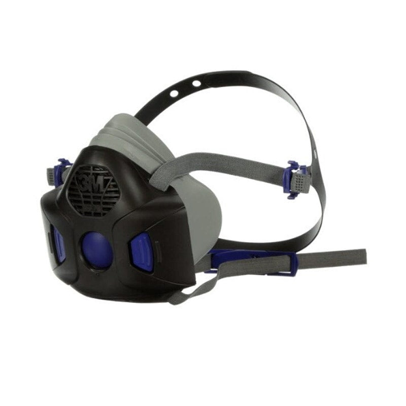 3M HF-802SD Secure Click Reusable Half Face Mask with Speaking Diaphragm - Medium