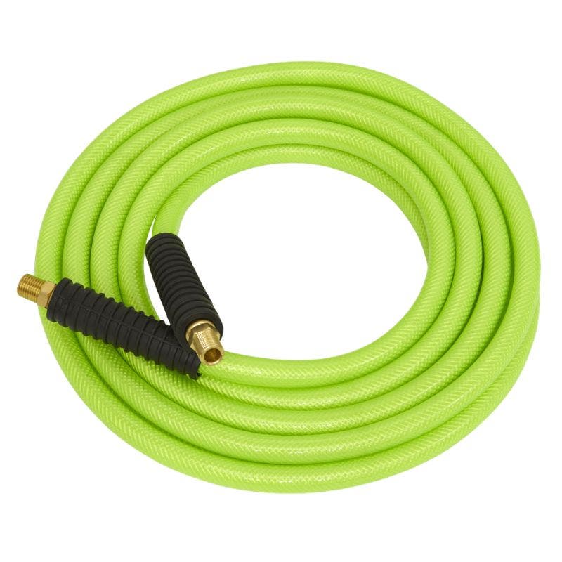 Sealey AHFC1538 Air Hose High-Visibility 15m x Ø10mm with 1/4"BSP Unions